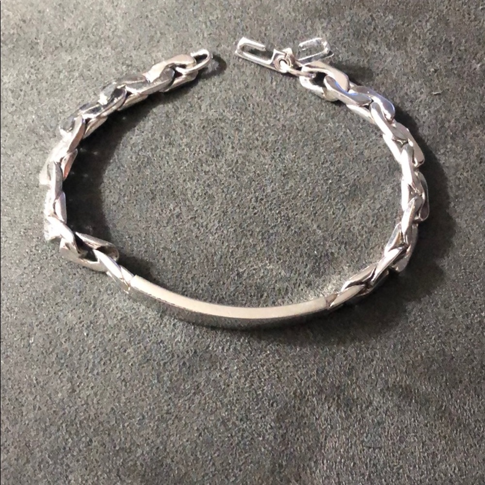 Stainless steel ID bracelet